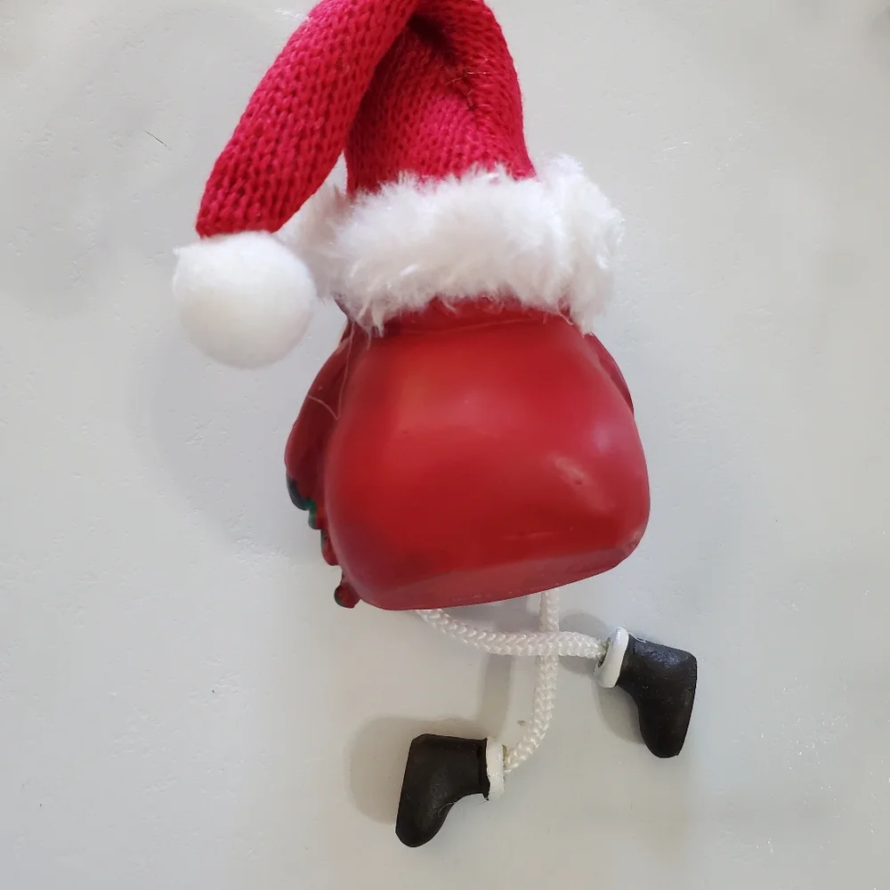 Santa, Snowman & Reindeer Shelf Sitters 3 Piece Figurine Set